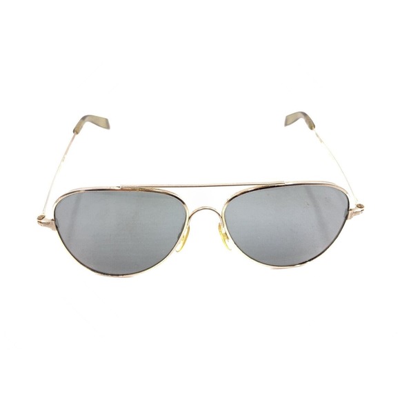 Gold Metal Aviator Sunglasses Gray Lens 140 USA Designer Fashion Pilot Men Women - Picture 2 of 12